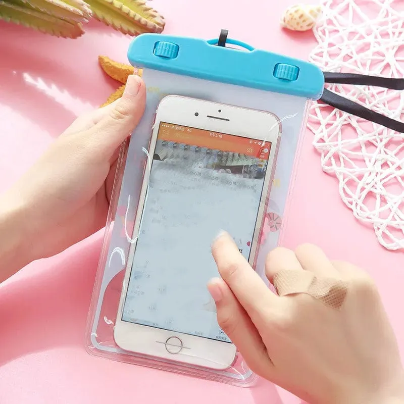Beach Phone Case Waterproof Phone Bag For Snorkeling Swimming Phone Pouch