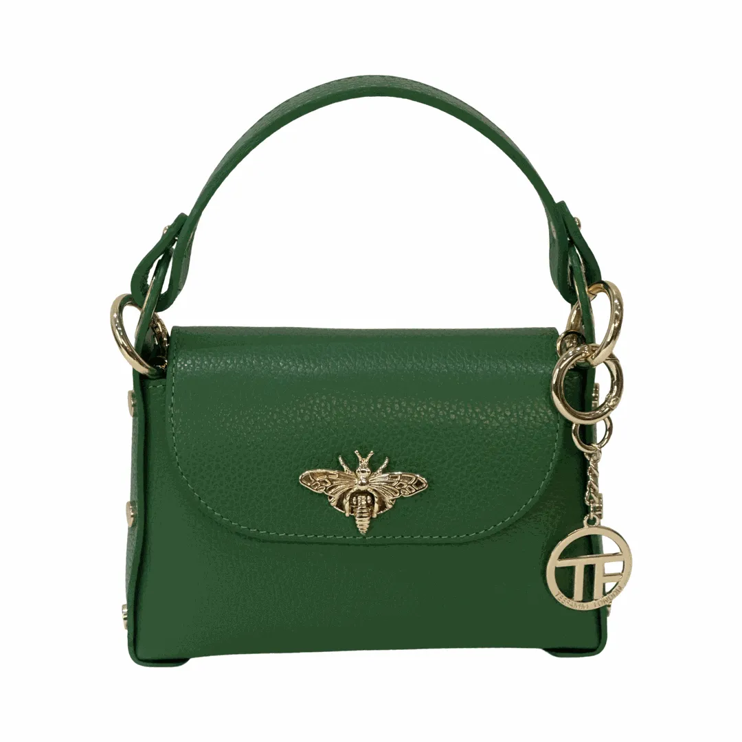 Bee Mini Leather Tote Bag