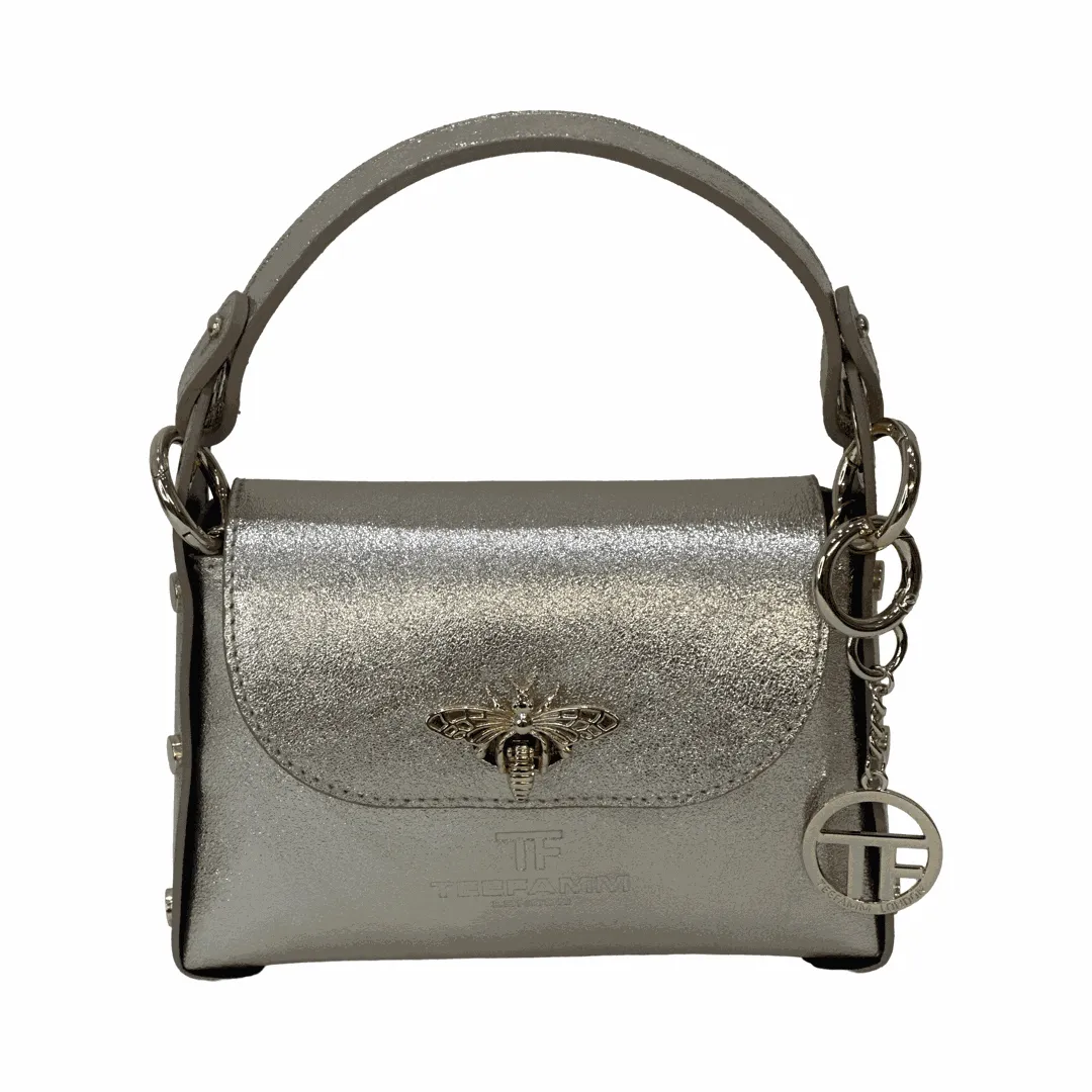 Bee Mini Leather Tote Bag