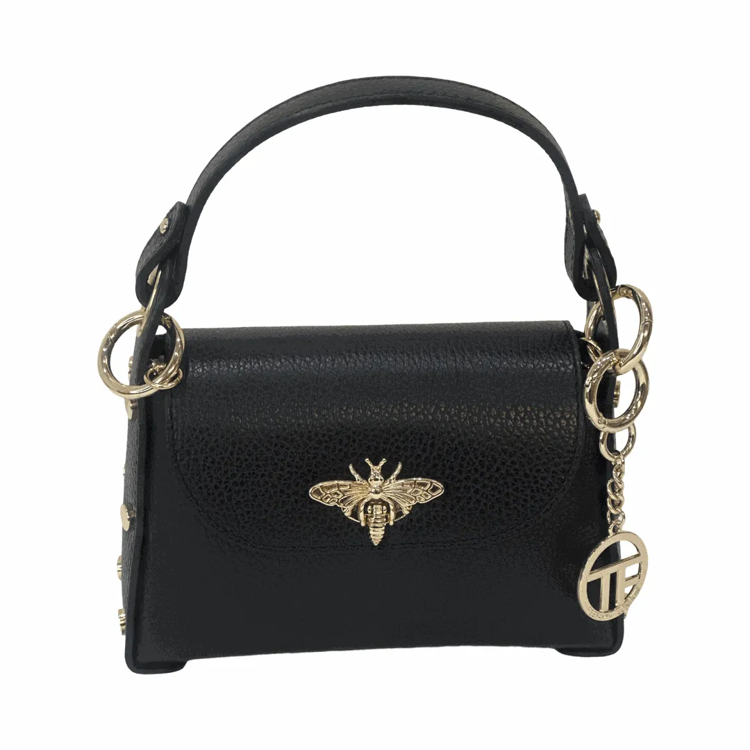 Bee Mini Leather Tote Bag