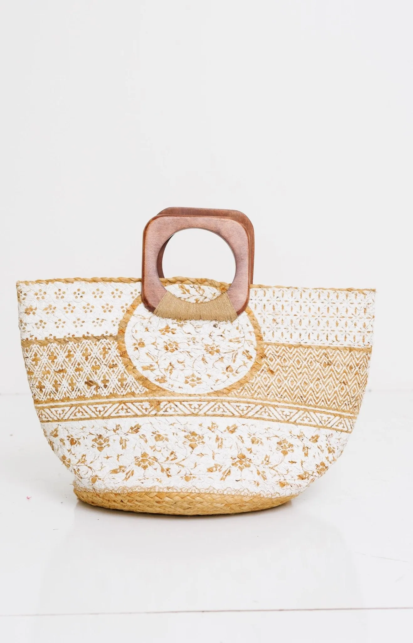 Best Vacay Handbag, WHITE