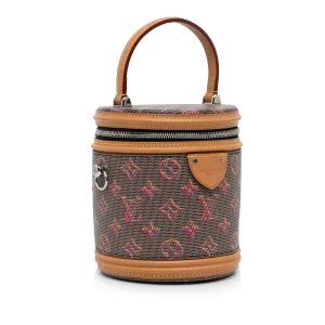 Blue Louis Vuitton Monogram LV Pop Cannes Vanity Bag