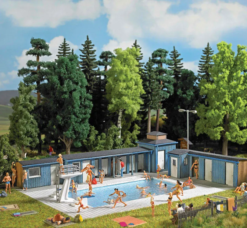Busch HO Open-Air Swimming Pool Kit