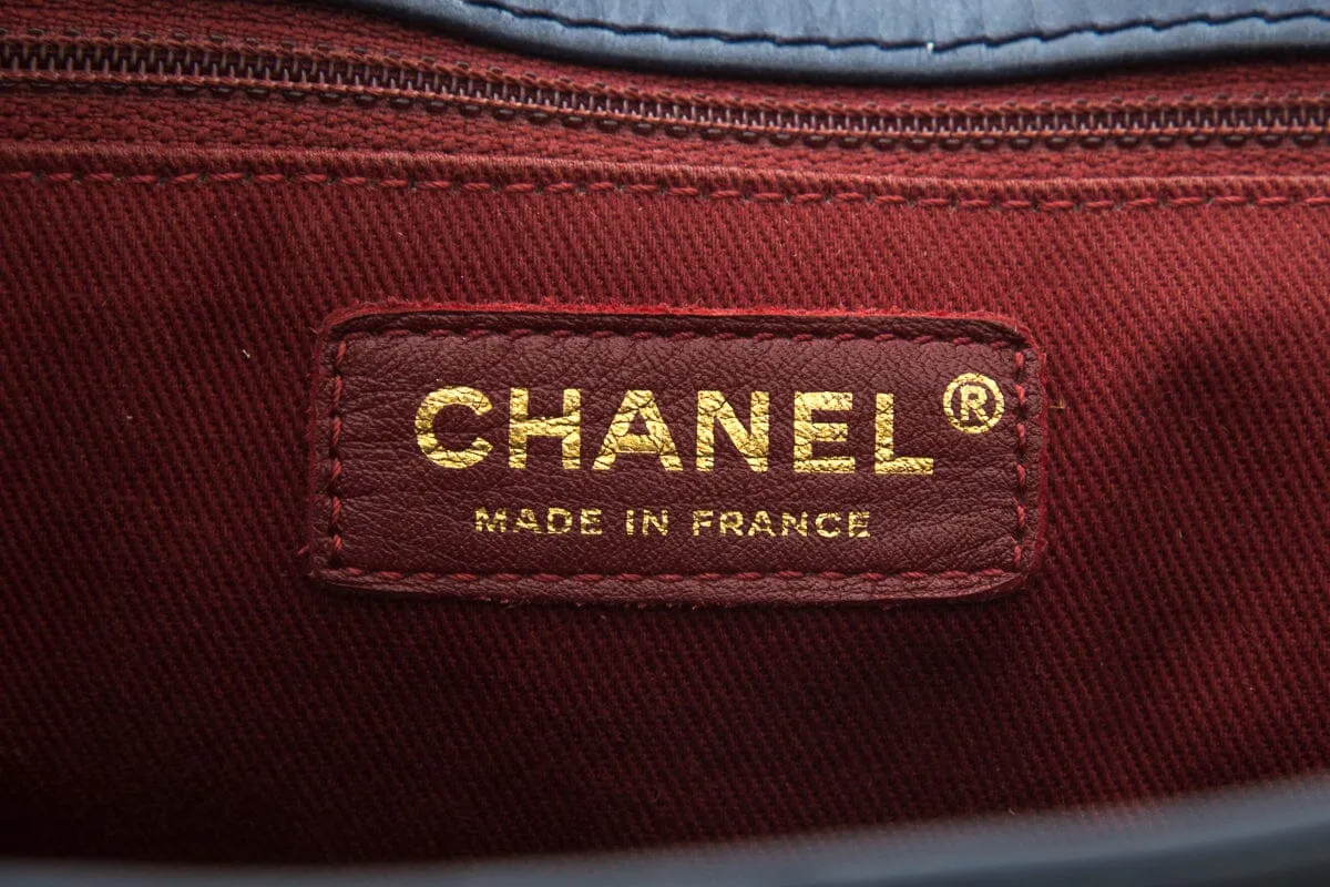 Chanel 2014/15 Navy Large Shopper Handbag