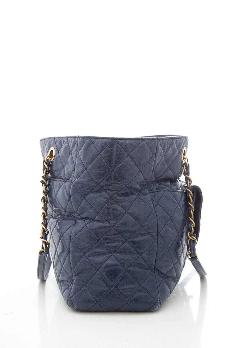 Chanel 2014/15 Navy Large Shopper Handbag