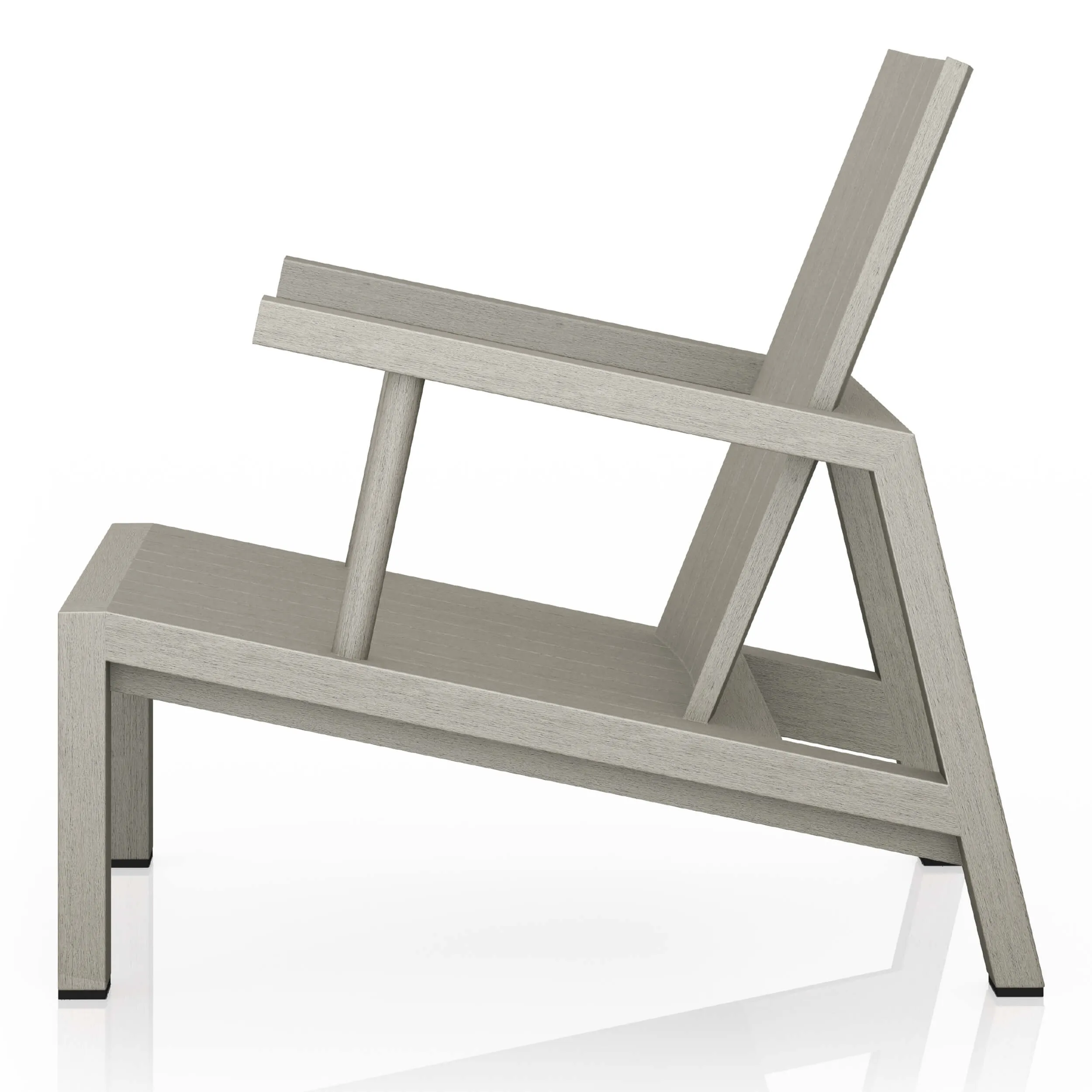 Dorsey Outdoor Chair, Weathered Grey