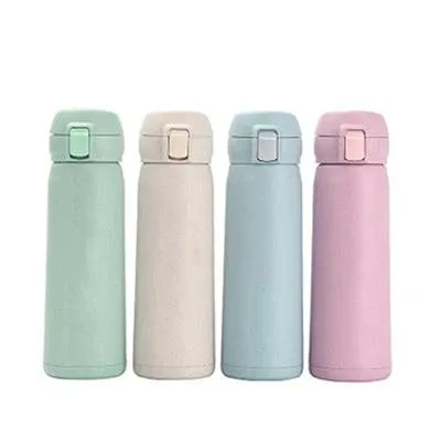 Eco Friendly Wheat Straw Stainless Steel Bottle