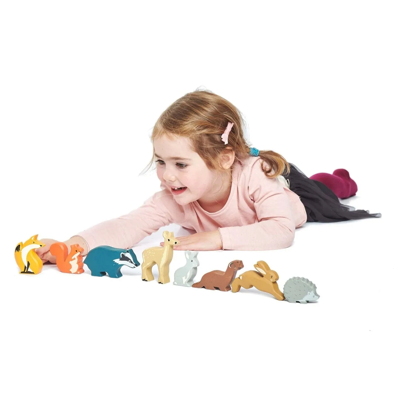 Eco-Friendly Wooden Animal - Woodland