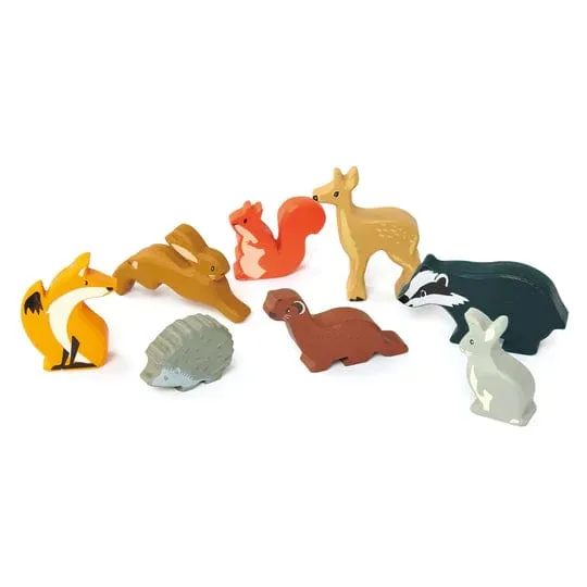 Eco-Friendly Wooden Animal - Woodland