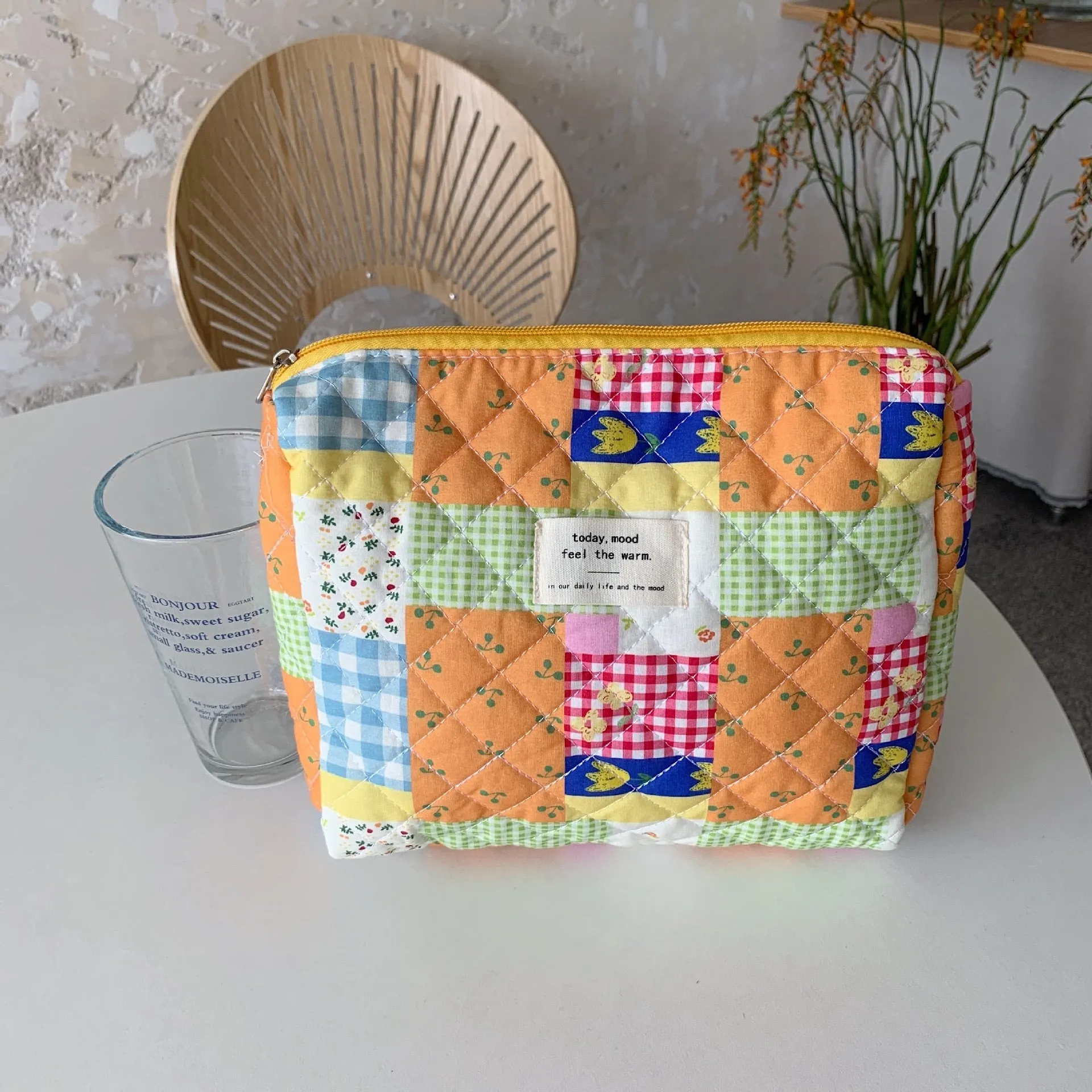 Large Capacity Women's Cosmetic Bags Cases Casual Ladies Storage Bag with Zipper