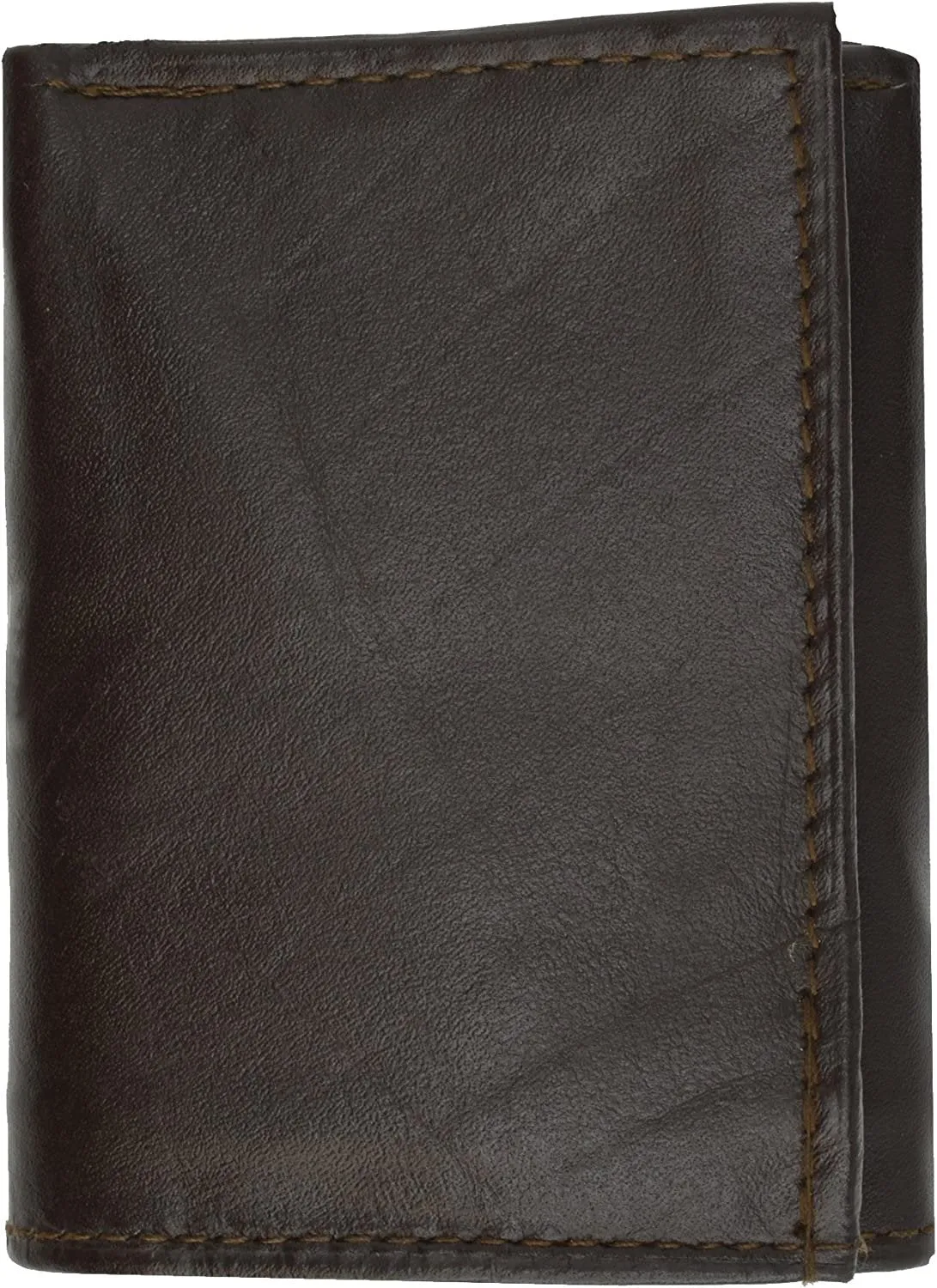 Marshal Genuine Lambskin Soft Leather ID and Credit Card Trifold Wallet