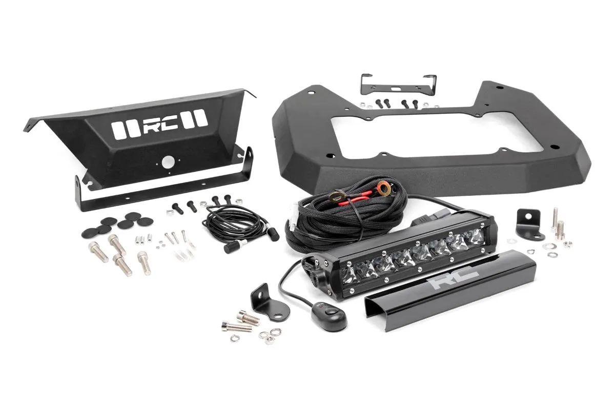 Spare Tire Carrier Delete - 8 Inch Chrome LED - Jeep Wrangler JL (18-23)