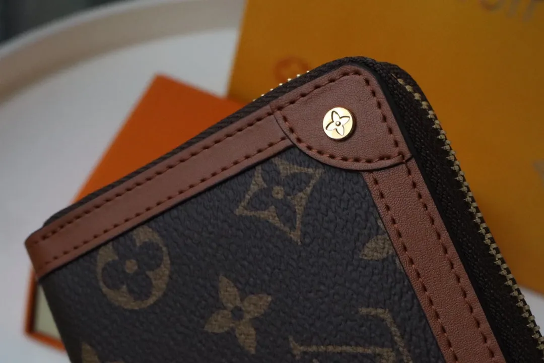 TRUNK ZIPPY WALLET 19.5 BROWN MONOGRAM CANVAS
