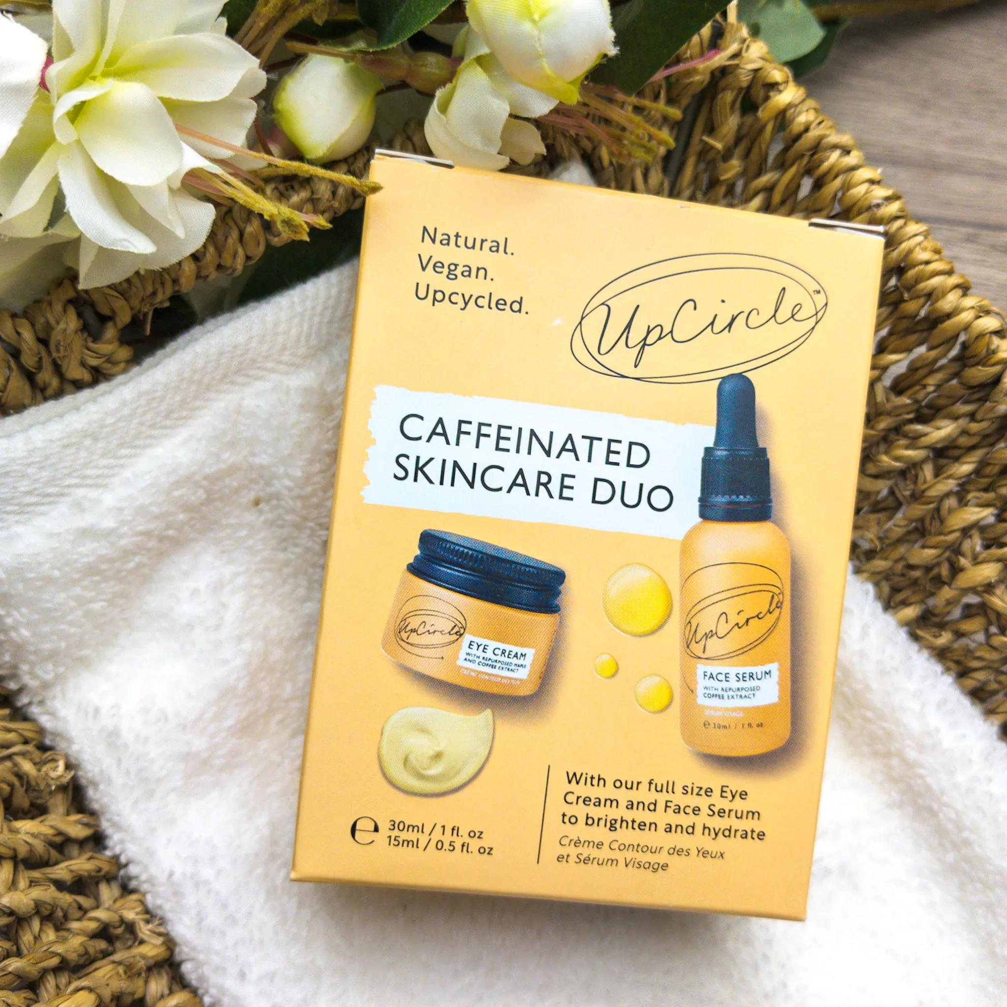 UpCircle Caffinated Duo Coffee Face Oil & Eye Cream