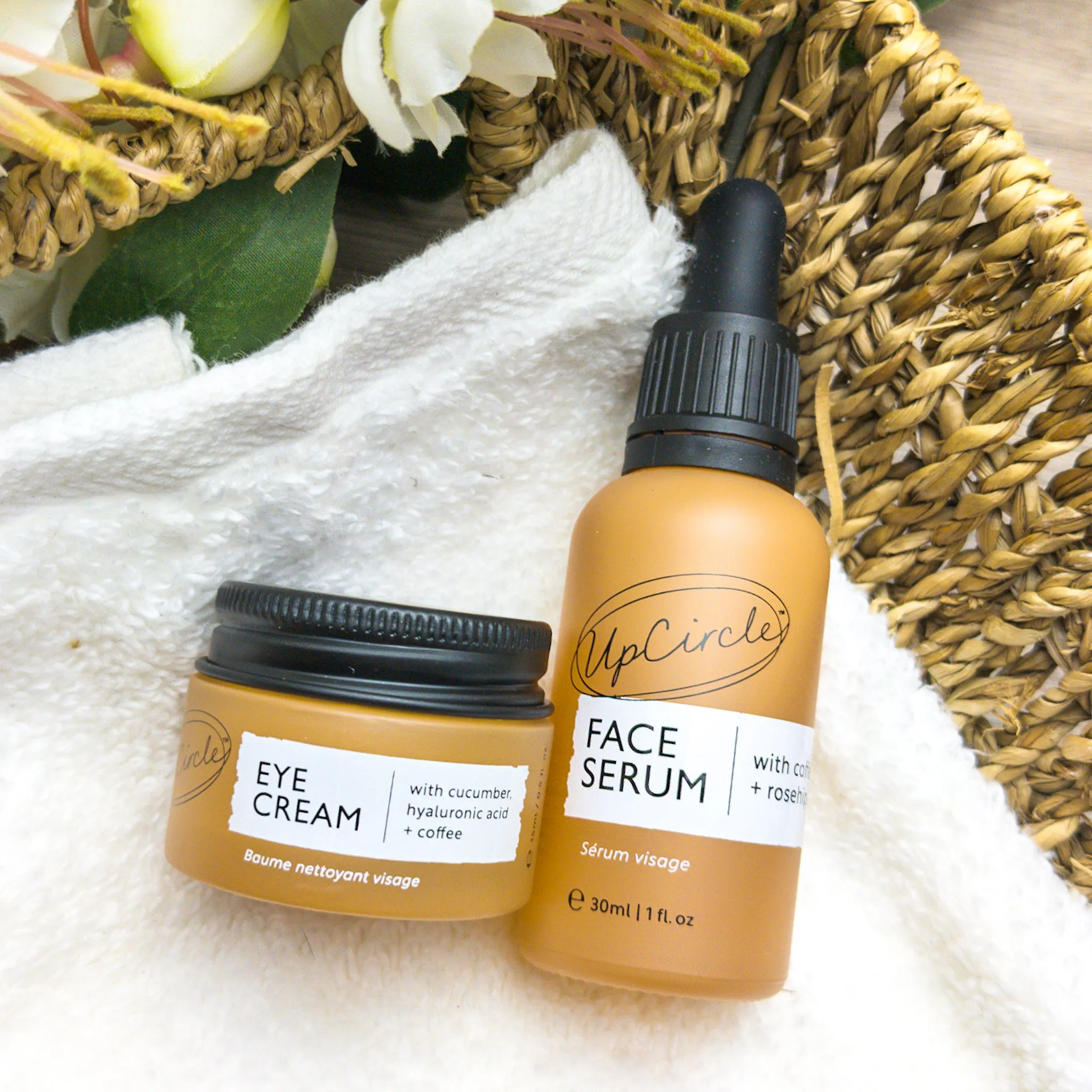 UpCircle Caffinated Duo Coffee Face Oil & Eye Cream